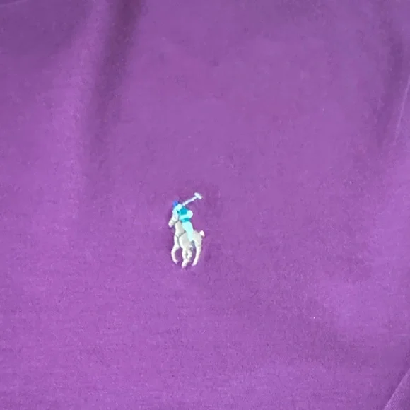 Polo by Ralph Lauren Men's Burgundy Long Sleeve Tee size Large EUC Soft Cotton - Picture 3 of 5